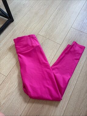 High-Rise Hot Pink Performance Leggings